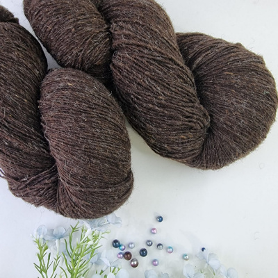 Пряжа ДУНДАГА 6/1, шоколад, арт. 234-8, 210 гр